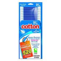 Cotonete cotton tam família c/520 unidades - Cotton Line