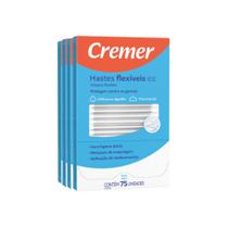 Cotonete Haste Flexível Caixa COM 300 Unidades - Cremer