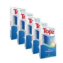 Cotonete Hastes Flexíveis 100 % Algodão 75 Unidades Kit 5