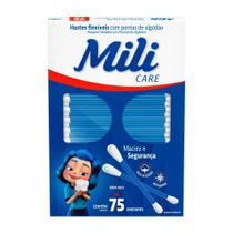 Cotonete Hastes Flexíveis (MILI) - Caixa com 75 Unidades