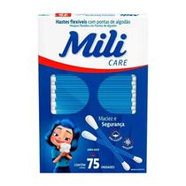 Cotonete Hastes Flexíveis Mili Care C/75 und