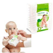 Cotonete Para Bebê Bellacotton hastes flexiveis Higiene 2 Caixas Total 100 Unidades