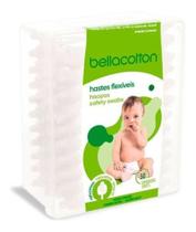 Cotonete Para Bebê Bellacotton hastes flexiveis Higiene - 50 Unidades