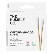 Cotonetes Algodão Natural The Humble Co. Branco- 100 Peças Cotonetes Algodão Natural The Humble Co. Branco- 100 Peças