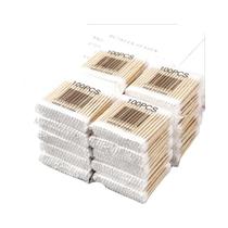 Cotonetes Descartáveis De Dupla Ponta 100 500PCS Ferramentas De Limpeza Para Nariz, Lábios,