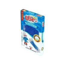 Cotonetes Hastes Flexíveis e Pontas de Algodão kit 12 com 75 Cotonetes Hastes Flexíveis e Pontas de Algodão kit 12 com 75