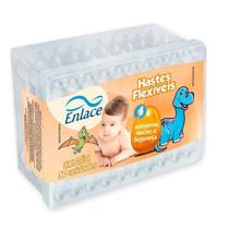 Cotonetes Hastes Flexíveis Macio Recém Nascido - Enlace - 50 Unidades Cotonetes Hastes Flexíveis Macio Recém Nascido - Enlace - 50 Unidades