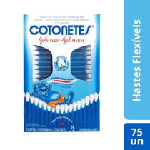 Cotonetes johnsons com 75 unidades