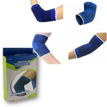 Cotoveleira Elástica Academia Musculação Anti Lesão Treino Cotoveleira Elástica Academia Musculação Anti Lesão Treino