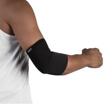 Cotoveleira Elástica Mercur - Preta - Tamanho G - Par Cotoveleira Elástica Mercur - Preta - Tamanho G - Par