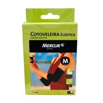 Cotoveleira Mercur Elástica Tamanho M Preta 1 Par