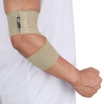 Cotoveleira Vollo Elástica Ajustável Bege