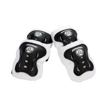 Cotoveleiras e joelheiras Strider Black para crianças de 18 meses a 5 anos Cotoveleiras e joelheiras Strider Black para crianças de 18 meses a 5 anos