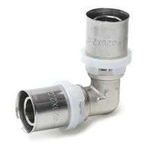Cotovelo 20x20 Mm Tubo Multicamadas Pex Prensar Joelho 90