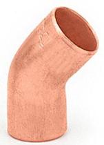 Cotovelo 45º Cobre Ramo B 22 B 22