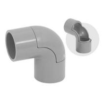 Cotovelo 90 pvc cinza c/janela 3/4" C/3 Peças-Wetzel Cotovelo 90 pvc cinza c/janela 3/4" C/3 Peças-Wetzel