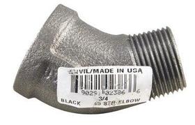 Cotovelo Anvil International Black 3/4" 45 graus Cotovelo Anvil International Black 3/4" 45 graus