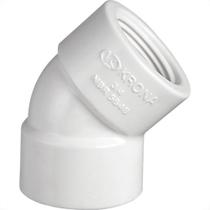 Cotovelo Branco Krona Rosca Rosca 45 X 1.1/2'' 254 - Kit C/8