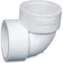 Cotovelo Branco Tigre Rosca Rosca 1/2 X 1/2 - Kit C/50 Cotovelo Branco Tigre Rosca Rosca 1/2 X 1/2 - Kit C/50