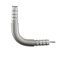 Cotovelo Conexão Aluminio 3/8 10mm Curva 90 Graus Universal Cotovelo Conexão Aluminio 3/8 10mm Curva 90 Graus Universal