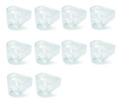 Cotovelo Cristal Filtro Biológico Aquarium System - 10 Peças