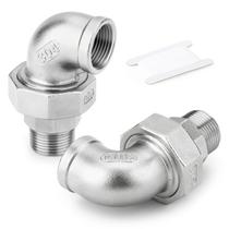 Cotovelo de 90 graus TAISHER 304 em aço inoxidável 3/8 NPT