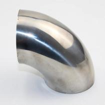 Cotovelo De Aço Inoxidável De 90 Graus Conexão De Tubo De Escape De 1,5mm De Espessura 51mm-76mm