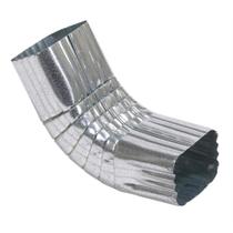 Cotovelo de calha Amerimax em aço galvanizado metálico 5x8x23 cm Cotovelo de calha Amerimax em aço galvanizado metálico 5x8x23 cm