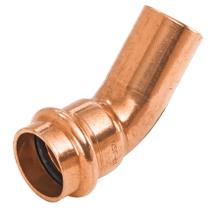 Cotovelo de cobre de 45 NIBCO PC606-2 Detecção de vazamento de solda de 1,5 polegadas