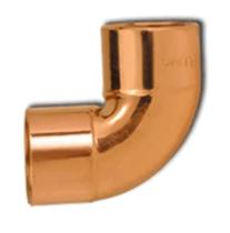 COTOVELO DE COBRE ELUMA 90º SEM ANEL ELUMA