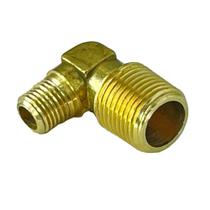 Cotovelo de Gás Redução Latão 1/2" NPTM x 1/4" NPTM