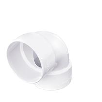 Cotovelo de PVC de 90 graus NDS Hub X Hub de 3 polegadas branco