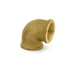 Cotovelo Femea Latão Bronze Ramo B 28 RF 1" Com Anel De Sold