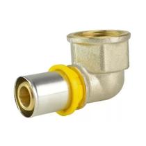 Cotovelo Fêmea Para Gás 16mm X 1/2 Polegada Prensar Pex Cotovelo Fêmea Para Gás 16mm X 1/2 Polegada Prensar Pex