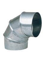 Cotovelo galvanizado ajustável imperial 23 cm de diâmetro 0-90