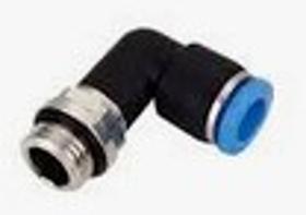 Cotovelo Giratório Corpo Plástico Tubo X Rosca Métrica - Kit com 5 pçs