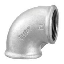 Cotovelo Joelho De Ferro Galvanizado 90º X 6" Polegadas Tupy Cotovelo Joelho De Ferro Galvanizado 90º X 6" Polegadas Tupy