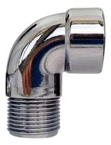 Cotovelo joelho metal cromado macho/femea garden - 3/4 x 90