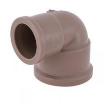 Cotovelo/Joelho Redução 90 Cor: Marrom 32 X 25MM REF: 20002231 -PLASTILIT Cotovelo/Joelho Redução 90 Cor: Marrom 32 X 25MM REF: 20002231 -PLASTILIT