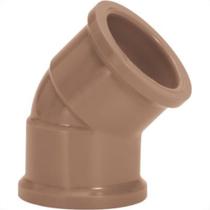 Cotovelo Marrom Amanco Liso/Liso 45''X 20Mm 10274/11641 - Kit C/50