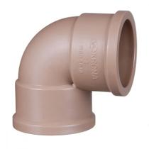 Cotovelo Marrom Krona Liso Liso 50Mm X 90 428 ./ Kit Com 25