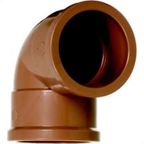 Cotovelo Marrom Krona Liso Liso Reducao 32X25 434 - Kit C/15