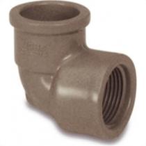 Cotovelo Marrom Tigre Liso Rosca 20Mm X 12 - Kit C/30