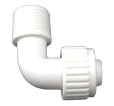 Cotovelo masculino de plástico Flair-It 16809, tamanho 0,75"