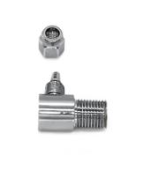 Cotovelo Metal Rosca 1/4" Saída Mangueira 1/4"