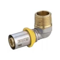 Cotovelo Pex Prensar Gás 16mm X 1/2 Polegada Macho Inmetro Cotovelo Pex Prensar Gás 16mm X 1/2 Polegada Macho Inmetro