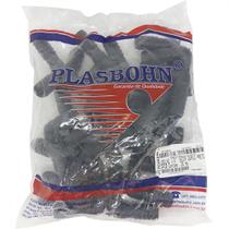 Cotovelo Plasbohn Duplo 1/2 Preto - Kit C/25 Unidades Cotovelo Plasbohn Duplo 1/2 Preto - Kit C/25 Unidades