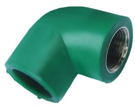 COTOVELO PPR AMANCO 90º 25MM FXF 25X3/4 E 25X1/2 ROSCA FÊMEA COD: 14234 E COD: 14233