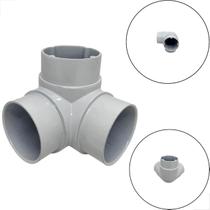 Cotovelo Triplo Fixo Aluminio 2 Pol Guarda Corpo Corrimão