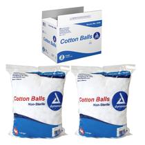 Cotton Ball Dynarex, grande, não estéril, sem látex, pacote de 2000